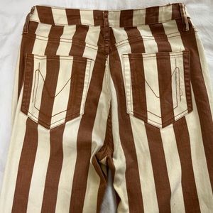 Show Me Your Mumu Striped Orange Jeans